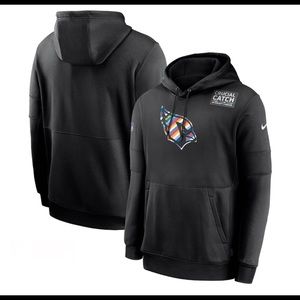 Nike NFL Arizona Cardinals Crucial Catch Intercept Cancer Hoodie Men’s size XL